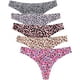 thumbnail image 1 of voenxe Tangas de ropa interior sin costuras para mujer, tanga para mujer, sin línea, transpirables, cómodas bragas para mujer, paquete de 5, 1 of 4