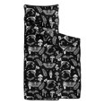 thumbnail image 2 of Moth and Skeleton Gothic Pattern Teens Toddler Nap Mat with Pillow, Sleeping Mat Bag for Preschool Daycare 50"x20", 2 of 6