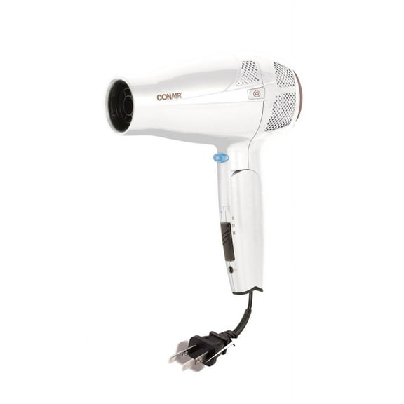 Sèche-cheveux Conair, 1875 W, Taille Moyenne, Ionique, Bitension, Avec Poignée Rabattable Et Range-cordon