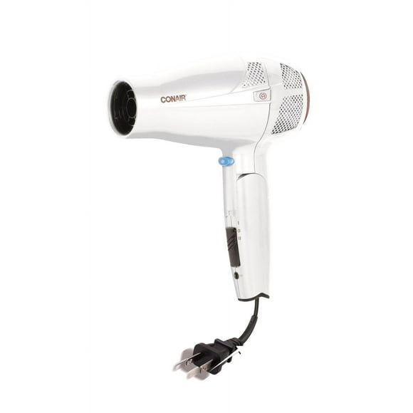 Conair 1875W Double Ceramic Dual Voltage Cord Keeper Folding Handle Dryer