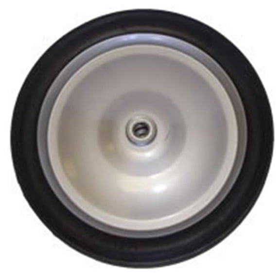 Semi-Pneumatic Wheel, Rubber, 14 in Wheel dia, 200 lb