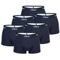 thumbnail image 1 of s.Oliver Calzoncillos para hombre, paquete de 6 - Trunks, Hipsters, Algodón Stretch Marina XL, 1 of 1