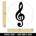 thumbnail image 2 of Treble Clef Music Self-Inking Rubber Stamp Ink Stamper - Lime Green Ink - Mini 1/2 Inch, 2 of 7