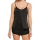thumbnail image 4 of Conjunto de ropa de dormir para mujer Encantador chaleco con cuello en V, pantalones cortos, camisón, negro, XXL Jumpingount XX000231-42, 4 of 7