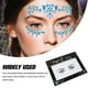 thumbnail image 5 of Soidarity Joyas para los ojos, pegatinas de diamantes de imitación, cuentas de cristal sin pegamento, purpurina, maquillaje facial, joyería, Tratamientos faciales HF-112 color perla, 5 of 6