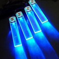 thumbnail image 5 of 4 en 1 carga azul de la lámpara de la atmósfera del coche 12v llevó las luces interiores de la decoración del piso, 5 of 5