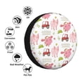 thumbnail image 4 of Haiem Spare Tire Cover , Wheel Cover with a cow and a pig printed, Camper Spare Tire Cover Fit for Jeep Wrangler Rv SUV Truck Travel Trailer-15 inch, 4 of 6