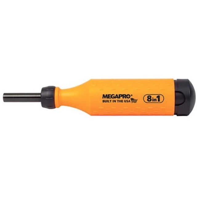 Megapro 8N1NAS-NOR-BK Tournevis Multibit 8N1, Vert Néon