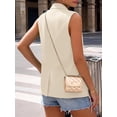 thumbnail image 6 of BTFBM Blazers For Women Spring Button Down Loose Vest Tops For Women Work Business Casual Outfits Summer Fashion, 6 of 9
