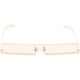 thumbnail image 2 of Gafas de sol sin montura personalizadas, lentes rectangulares con marco pequeño, foto de calle de moda, 1 ud., 2 of 6