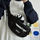 thumbnail image 1 of Riñonera de Nailon de Gran Capacidad para Hombre | Riñonera Deportiva Transpirable Estilo Harajuku Japonés | Riñonera Cruzada con Correa Ajustable para Correr, Senderismo, Ciclismo y Viajes, 1 of 5