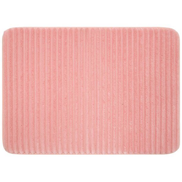 Mainstays Performance Quick Dry Memory Foam Bath Mat, Dusty Rose, 17" x