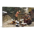 thumbnail image 1 of ARTCANVAS Chinese Woman With Pheasants Canvas Art Print by Adolph Menzel - Size: 26" x 18" (1.50" Deep), 1 of 9