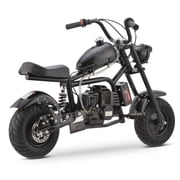 QEASET 49CC 2-Stroke Mini Bike,Gas Powered Dirt Bike,Off-Road Trail, with Big Headlight,Holiday Gifts