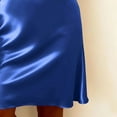 thumbnail image 7 of Stamzod formal Wedding Guest Dress Womens Long Sleeve Elegant Party Dress Summer Satin Dresses for Women Blue L, 7 of 7