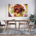 thumbnail image 5 of Chicken Roasted Food Salad Plate Poster Decorative Painting Canvas Wall Art Living Room Posters Bedroom Painting,Unframe-style,20x30inch(50x75cm), 5 of 8
