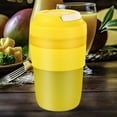 thumbnail image 6 of Fiocias Portable Blender Mini Juicer Cup USB with 4 Blade Handheld Personal Size Blender Yellow, 6 of 9