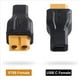 thumbnail image 5 of 4 Adaptadores USB C A , Tipo C A Hembra, Conector de Carga de 100 W, 20 V/5 A, para Almacenamiento de Energía de Modelos RC, 5 of 5