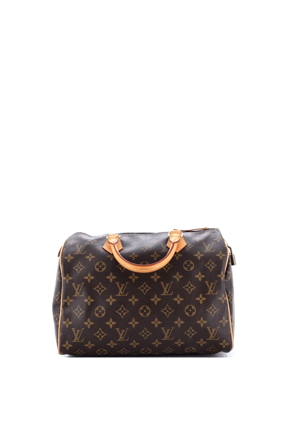 Pre-Owned Speedy Handbag Monogram Canvas 30 By Rebag