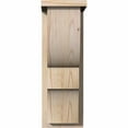 thumbnail image 2 of 7 1/2"W x 10"D x 22"H Ridgewood Smooth Corbel w/Backplate, Douglas Fir, 2 of 9