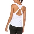 thumbnail image 4 of Sngxgn Womens Cami Top Basic V Neck Spaghetti Strap Top Camisole(White,S), 4 of 8