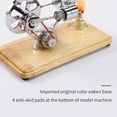 thumbnail image 2 of Amdohai Stirling Engine Kit Electricity Generator Hot Air Motor Model Physical Generator Model with LED, 2 of 8