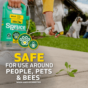 Spruce Weed & Grass Killer Manual Spray Starter Kit, 64 oz. - Safe for People, Pets & Bees