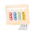 thumbnail image 3 of Rompecabezas de diapositivas de combinación de colores, juguete de entrenamiento, juguete de madera para niños, juego de mesa Montessori, rompecabezas, 3 of 9