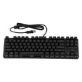 thumbnail image 4 of Teclado mecánico Interruptor azul A prueba de sudor A prueba de desgaste Portátil 87 Teclas Teclado para juegos para computadora FAGINEY 1, 4 of 7