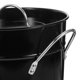 thumbnail image 3 of BEADCEST De Hielo De Hierro Galvanizado Negro Con Para Bar Y Almacenamiento, 3 of 7