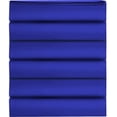 thumbnail image 1 of Mocassi Drap Plat 1500 Fils, Lot de 6, Lit Simple, Bleu Royal, 1 of 3