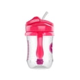 thumbnail image 3 of Vaso entrenador 9oz. con popote rosa rosa, 3 of 6