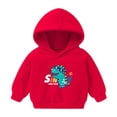 thumbnail image 5 of Mitankcoo Fashion Print Hoodie for Girls Long Sleeve Sweatshirt with Pocket Comfort Casual Warm Wear 1-8Y, 5 of 6