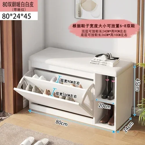 Réplica de Zapatero para sala de estar, entrada con asiento, taburete para cambiar zapatos, pasillo de jugador, muebles de zapateros de lujo