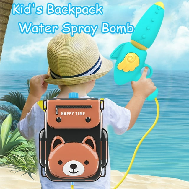 Juguete Mochila para niños, bomba de agua, juguete extraíble, juego de playa, bomba de pulverización de agua AMMAO MXZZ23418A3473