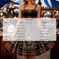 thumbnail image 3 of Ovbmpzd Bavarian Womens Summer Dresses Oktoberfest Black Midi Dirndl Plus Size Sleeveless A-Line Dresses,S, 3 of 5