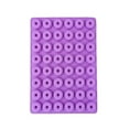 thumbnail image 1 of 48 Cavidades Mini Donut Molde De Silicona Molde De Pastel De Galletas De Chocolate Púrpura Sunnimix Molde de silicona Mini Donut, 1 of 8