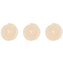 3X 9 Foot Natural Wood Bead Christmas Garland Wooden Tree Perfect for Rustic Country Farmhouse