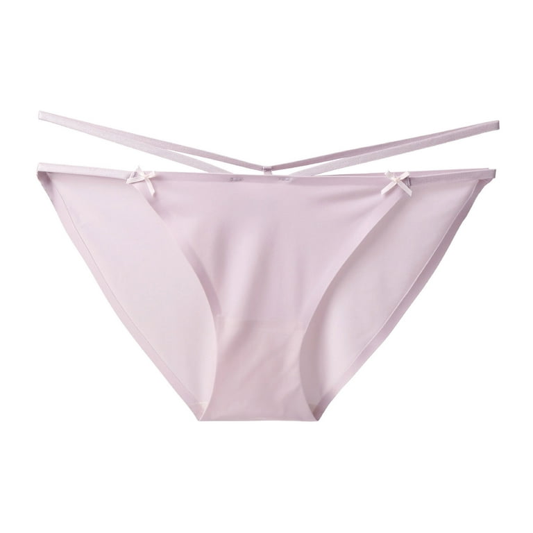 CAICJ98 Seamless Underwear for Women Womens Underwear Cotton Bikini Panties  Lace Soft Hipster Panty Ladies Stretch Full Briefs,Purple 