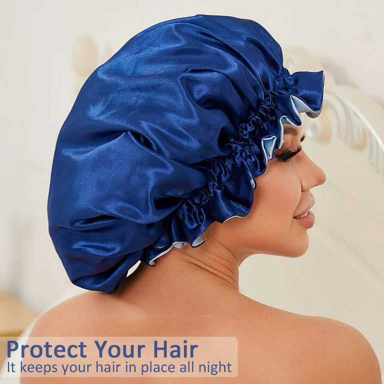 Satin Bonnet for Women, Silk Bonnet for Curly Hair, Silk Hair