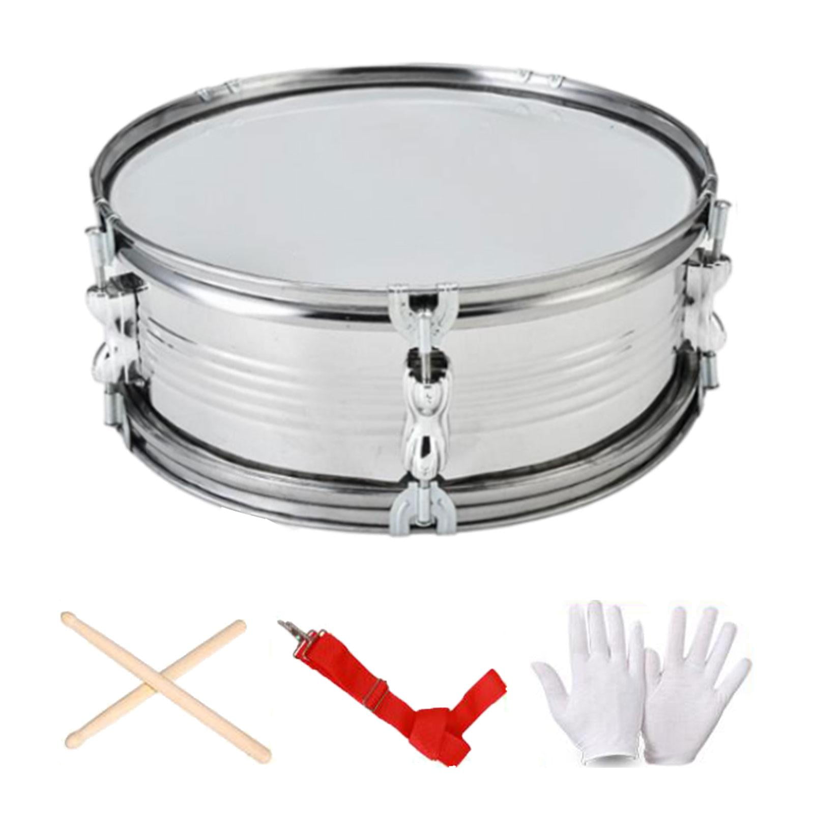 13inch Snare Drum with Shoulder Strap, Percussion Instrument Musical Instruments Music Drums for Boys Monophonic