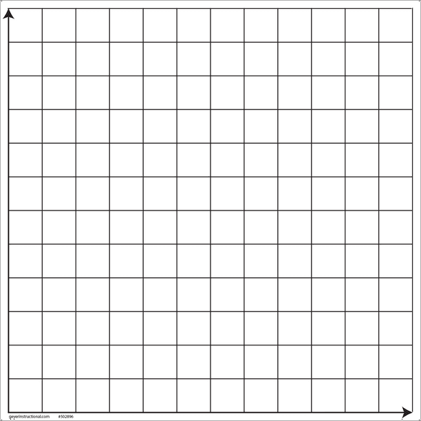 first quadrant repositionable low tac peel stick dry erase graph 24 x 24 12 x 12 square grid positive x and y axis cartesian plane walmart com