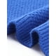 thumbnail image 5 of SUÉTER ABIERTO SIN CUELLO INSPIRE CHIC para Mujeres, Cárdigans de Negocios Casual Abotonados de Tejido Grueso, Talla S, Azul Real, 5 of 6