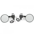 thumbnail image 1 of 2pcs 22mm 7/8in Fin de Guidon Rétroviseurs Ronds avec Clignotants LED Universel pour Moto, 1 of 8