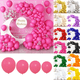 thumbnail image 1 of Kit De Guirnalda De Globos Látex Decoración De Globos Fiesta Xtellar rosa, 1 of 3