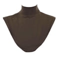 thumbnail image 1 of Mujeres Hijab Colr Mock Blusa Colr Versátil Camisa De Vestir Suéter Colr Decorativo - café, Única Sunnimix cuello de dickey cuello alto, 1 of 8