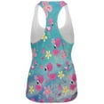 thumbnail image 2 of Summer Tropical Beach Flamingos All Over Womens Work Out Tank Top Multi LG, 2 of 2