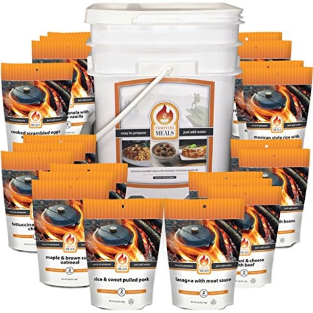 Campfire Meals 2Week Survival Bucket