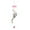 B, variant on Yhmxh Solar Yard Lights Solar Lights Outdoor Waterproof Acrylic Hummingbird Wind Chime Pendant Home Decoration Wind Chimes Outdoor Tone Elegant Chime for Garden Patio Wind Chimes wind chime