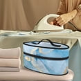 thumbnail image 2 of HELLHERO Portable Travel Iron Carrier Bag Marble, Easy Storage Cleaning Handheld Travel Case(Case Only), 2 of 6